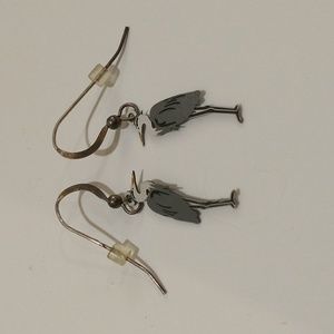 Whimsical Crane Earrings